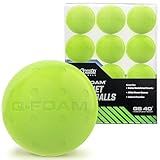 GoSports GS 40 Q-Foam Pickleballs - Quiet Foam Balls for Indoor or Outdoor Practice - 12 Pack