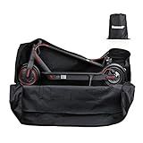 SUNELFFY Electric Scooter Carrying Bag E-Scooter Storage Transport Bag Foldable Scooter Accessory Backpack Handbag Shoulder Bag Heavy Duty for Mijia M365 /M365 Pro Xiaomi Segway (Black) (Black)