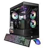 iBUYPOWER Y40 PRO Black Gaming PC Desktop Computer AMD Ryzen 9 7900X CPU, NVIDIA GeForce RTX 5070Ti 16GB GPU, 32GB DDR5 RGB 5200MHz RAM, 2TB NVMe SSD, Windows 11 Home, Keyboard, Mouse - Y40BA9N57T01