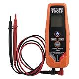 Klein Tools ET250 Voltage Meter, AC Voltage / DC Voltage Tester, Digital Multimeter, Low Voltage Tester with Batteries