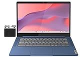 Lenovo Flagship Chromebook, 14'' FHD Touchscreen Slim Thin Light Laptop Computer, 8-Core MediaTek Kompanio 520 Processor, 4GB RAM, 64GB eMMC, WiFi 6,Chrome OS, Abyss Blue