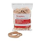 Staples Rubber Bands, Size #64, 1/4 lb. Bag – Economy Bands for Office Bundling, Filing & Daily Use