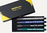 InnoBeta Engineer Gifts, Engineering Gifts for Mechanical Engineer, Ballpoint Pen Set of 4, Gift Ideas for Birthday, Christmas, Father's Day