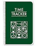 BookFactory Time Tracker Work Hours Log Book, Wire-O, 100 Pages