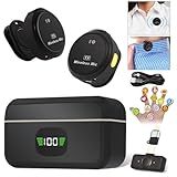 Gift Wireless Personal Lavalier Microphone with【Cultural Stickers】for Lightning iPhone 17/16/15/Android Noise Cancellation Omnidirectional Microphone for Video Recording Vlog Interviews Podcasts