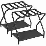 AMHANCIBLE Luggage Rack, Set of 2, Foldable Suitcase Stands for Guest Room