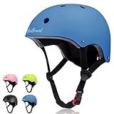 Besttravel Kids Bike Helmet, Toddler Adjustable Toddler Bike Helmet Ages 3-8 Years Old Boys Girls Multi-Sports Safety (Blue)