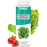 Hydroponic Nutrients for Edible Plants, One Part Complete Liquid Plant Food for Hydroponic Systems, 8 oz (250mL)