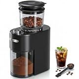 Ksionka Conical Coffee Bean Grinder, 38 Precise Settings, Anti-Static