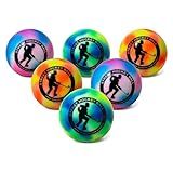 Botabee Street Hockey Balls - 6 Pack of High Density Balls for Consistent Play - Ideal for Outdoor Street or Roller Hockey - Official Size 2.6" Diameter
