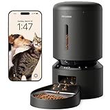 PETLIBRO Automatic Cat Feeder with Camera, 1080P HD Video with Night Vision, 5G WiFi Pet Feeder with 2-Way Audio, Low Food & Blockage Sensor, Motion & Sound Alerts for Cat & Dog Single Tray