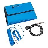iFixit Portable Anti-Static Mat - ESD Pad, Wrist Strap, Grounding Cord for Electronics Repair