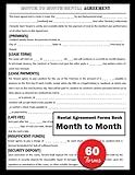 Month to Month Rental Agreement Forms Book: 60 Forms - Month-to-Month Rental Lease Agreement Between Tenant and Landlord