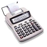Victor 12-Digit Compact Adding Machine Printing Calculator, Fast 2.3 Lines-Per-Second Ink Roller Printer with Cost, Sell and Margin Keys, 20% Recycled Plastic Enclosure, White (1208-2)