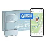 Tractive Smart Dog GPS Tracker with 6 Month Subscription | Live Pet Tracker with Virtual Fence | Vital Signs Monitoring of Heart & Respiratory Rate | Bark Monitoring | Dog Collar Attachment (Mint)