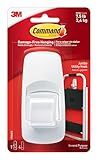Command 7.5 lb Jumbo Utility Hook, 1 Wall Hook and 4 Strips, Damage-Free Hanger with Adhesive, No Tools for Hanging, Organization and Storage