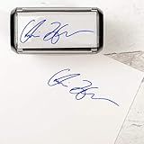 Custom Signature Stamp - Self Inking Personalized Signature Stamp | Great for Signing Documents | Stamp Will Provide Thousands of Impressions
