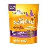 Wellness Puppy Treats, Natural, Training Treat, Grain Free, Soft Lamb & Salmon (8 Ounce Bag)