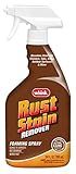 Rust-Oleum Whink Rust Stain Remover | Heavy-Duty Iron Stain Remover Foaming Spray with Excellent Cling for Toilets, Showers, Sinks, Outdoor Siding | 24 oz