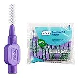 TePe Pack of 25 Interdental Brush Original, Soft Dental Brush for Teeth Cleaning, 6, Purple