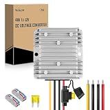 Nilight 48V to 12V Voltage Converter 240W 20A Waterproof