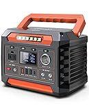 PROGENY 300W Portable Power Station, 299Wh/80818mAh Solar Generator, Regulated DC Output Backup Battery with Pass-Through Charging AC Outlet, Pure Sine Wave, LED Light Power Station for CPAP Camping