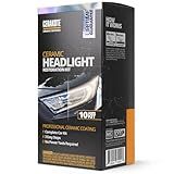 CERAKOTE® Ceramic Headlight Restoration Kit – Guaranteed To Last As Long As You Own Your Vehicle – Brings Headlights Back to Like New Condition - No Power Tools Required - 10 Wipe Kit