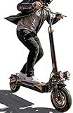 Off Road Electric Scooter, 1200W Motor 28-Mile Range, 31 MPH, 11" All-Terrain Tires & Dual Suspension, disc Brakes for Adults UL Certified