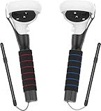 AMVR Handle Attachments Accessories Compatible with Quest 2/Quest/Rift S Controllers Extensions, Vr Gorilla Tag Long Arms Extension Grip,Compatible with Beat Saber Handle, Supernatural, etc