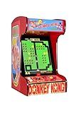 Doc and Pies Arcade Factory Classic Home Arcade Machine - Tabletop and Bartop - 412 Retro Games - Full Size LCD Screen, Buttons and Joystick (Red)