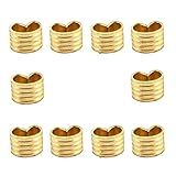Zeberoxyz 10pcs Copper Buckle,Wire Cable Connector, Wire Cable Terminal Lightweight Compact Terminal Accessory for 3D Printer Parts (Copper Buckle)
