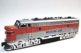 Showcasts Classic Freight Loco Western Line #1895 Orange Silver & Black Locomotive 7" Diecast Train