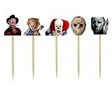 Horror Icons Theme Cupcake Toppers