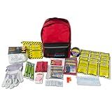 Ready America Tornado Emergency Kit 2-Person, 3-Day Backpack, Includes Emergency Food, Water, First Aid Kit, Survival Blanket, Safety Goggles, Portable Disaster Preparedness Go-Bag