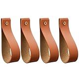 OSALADI 4 Pcs Boho Decorations Clothes Hangers Black Hooks for Hanging Wall Mount Curtain Rod Leather Towel Hooks Dropshipping