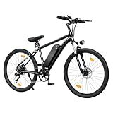 AYOLNY Electric Bike for Adults 750W Peak, 26" Mountain E-Bike, 55 Miles + 20MPH Adult Electric Bicycles for Road Sand Mountain (Ebike, Black)