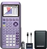 Texas Instruments TI-84 Plus CE Graphing Calculator, Infinitely Iris | Color Screen, Built-in Apps, Included Software, Test-Permitted, for Math, Science and Finance | Signature Series Bundle