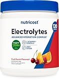 Nutricost Electrolyte Complex Powder (120 Servings, Fruit Punch) - Hydration Supplement Drink Mix with Vitamins and Minerals