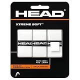 HEAD Xtreme Soft Racquet Overgrip - Tennis Racket Grip Tape - 3-Pack, White