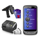 RFIDLinked All-in-One RFID Package | Pistol-Grip RFID Tag Reader, Desktop RFID Tag Printer, Roll(s) of RFID Tags, Printing & Scanning Tools/Utilities