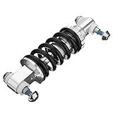 VLUOO Mountain Bike Rear Shock Absorber - Strong and Durable Bicycle Suspension With Two Screws for Outdoor Cycling - 150mm