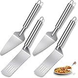 Patelai 4 Pcs Pie Server Set Serrated Cake Cutter & Spatula Gadgets