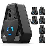 2025 Upgraded Ultrasonic Repeller & Insect Indoor Repeller,Ultrasonic and Repellent for Roach,Rodent,Mouse,Bugs,Mosquito,Mice,Spider,Ant,3 Mode Switching,6 Packs