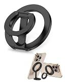MagSafe Phone Grip Holder Dual-Sided Magnetic Finger Ring with Kickstand