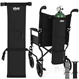Vive Oxygen Tank Holder for Wheelchair - Portable Medical Cylinder Backpack for Travel - Carrier Accessories Bag for Walker, Rollator, Scooter - Case Fits Canister Sizes M2, M4, M6, M9, C, D, E