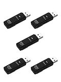 CFIKTE USB Card Reader,2 in 1 USB 3.0 HighSpeed Memory Card Reader Adapter for Micro SD, Micro SDHC, Micro SDXC, TF, SD Card, SDHC, SDXC, Dual Slots Hub,Up to 5Gbps Write and Read Speed (5 Pack)