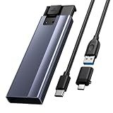 LINTYLE M.2 NVMe SSD Enclosure, USB 3.2 Gen2 10Gbps External SSD Case