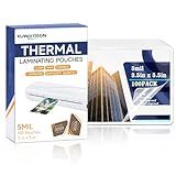 500 Pack 5mil 2.25“x3.75" Thermal Laminating Pouches Badge Laminate Pouches Clear Laminated Luggage Tags Printable Laminator Pouches for Business Permits Cards (100, 3"x5"-5mil)