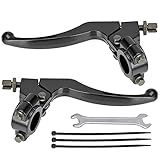 FVRITO 7/8" 22mm Universal Clutch Brake Handle Levers Perch for CRF50 CRF70 CRF80 CRF100 CRF150 XR50 XR80 XR100 ATC 200m Pit Dirt Bike Motor Motocross Motorcycle Baja Mini Bike MB200 Left and Right