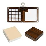 Personalized 15 Watercolor Mini Palette Travel Set - Pocket Wooden Palette w/ 15 Grids, Custom Engraving Option, Portable Painting Kit for Artists, Students Travel-Friendly Painting Set